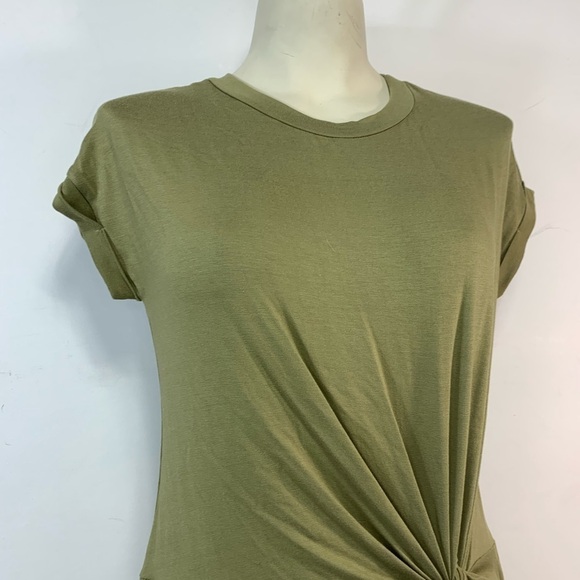 Cherish Twist And Shout Olive Dress - Picture 3 of 5